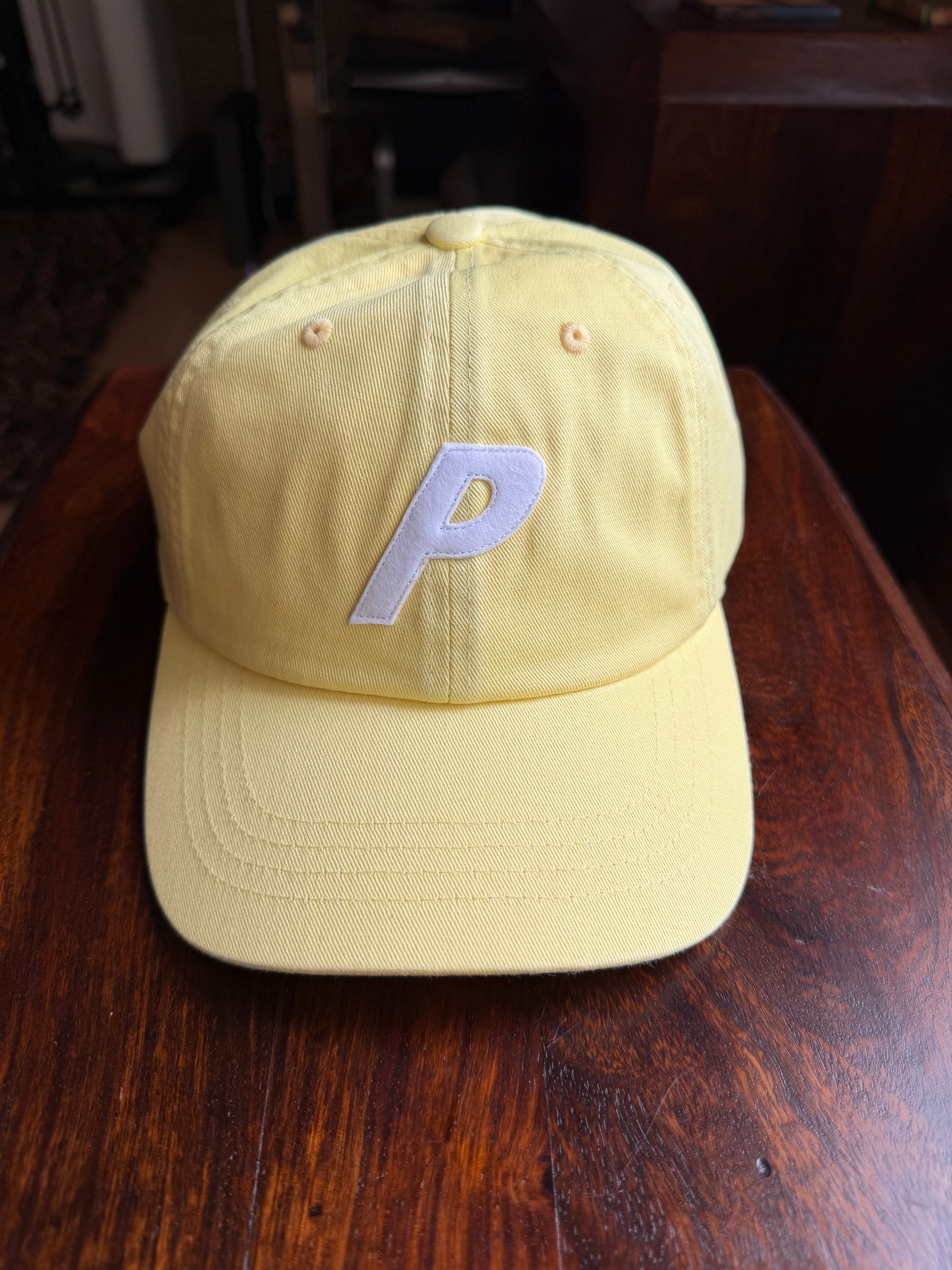 Palace P 6-Panel Cap In Mellow Yellow (SS 2023) One Size, Brand New