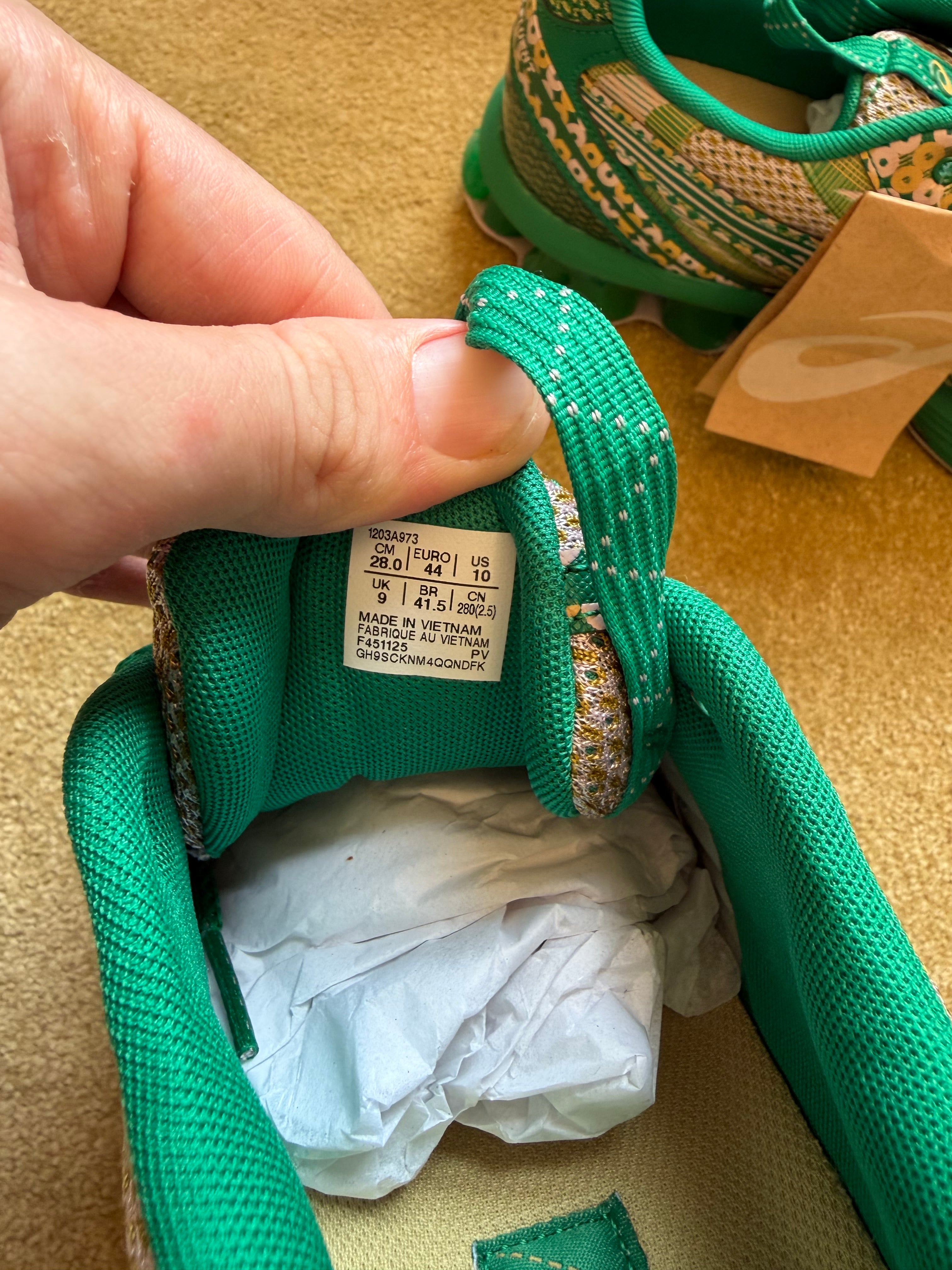 Men’s ASICS x Kiko Kostadinov US7-S Gel-Kinetic Fluent Trainers
