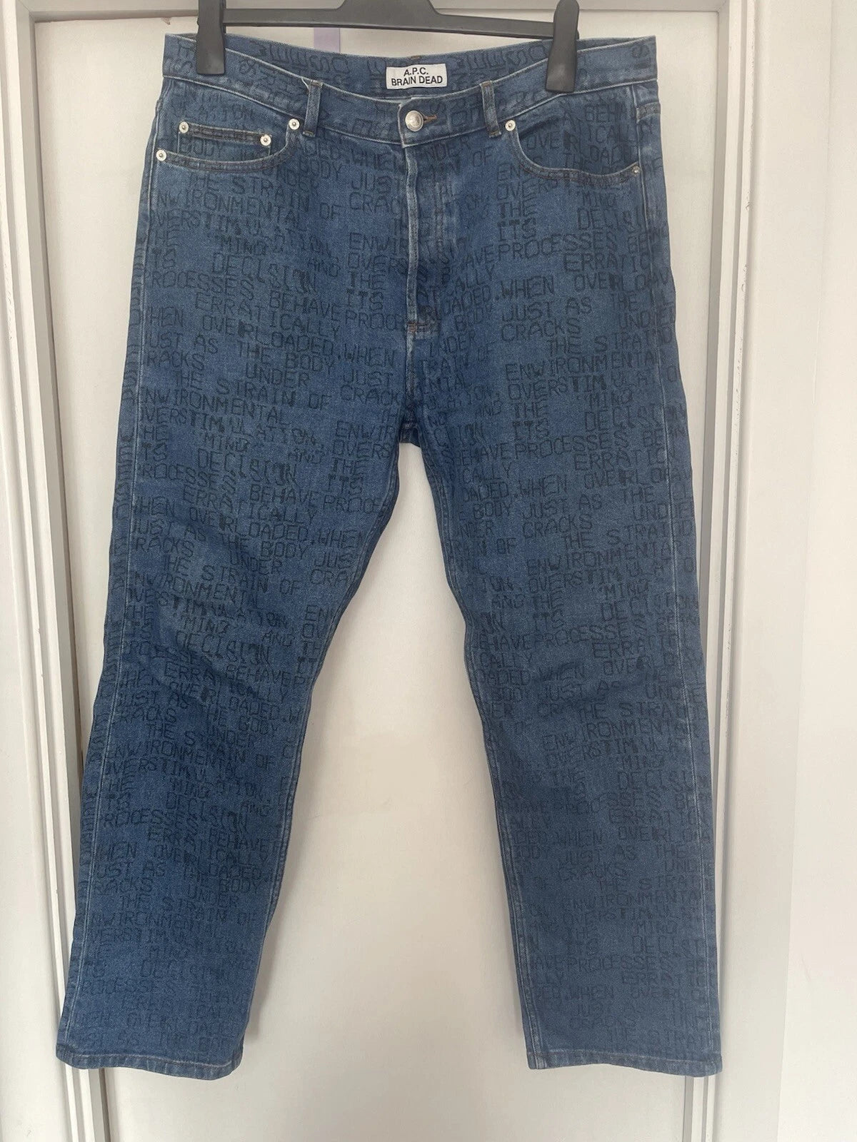 eBay 167520209805 photo 1: A.P.C x Braindead Crypt Jeans