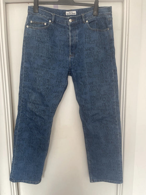 eBay 167520209805 photo 1: A.P.C x Braindead Crypt Jeans