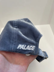 eBay 168475814824 photo 10: Palace Velvet P 6-Panel Cap In Blue/White (SS 2018) One Size