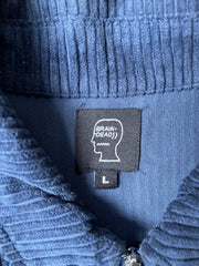 eBay 168238259560 photo 2: Men’s Brain Dead Cobblestone Cord Zip Shirt Jacket in Navy/Blue Size Large