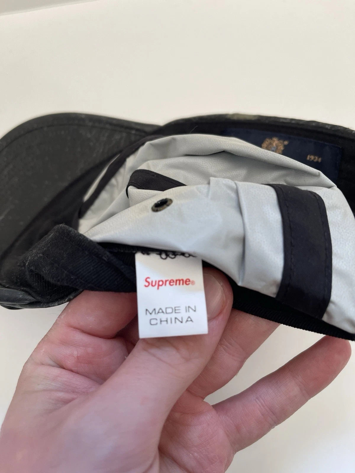 eBay 168520546744 photo 8: Supreme Reflective Speckled Camp Cap In Black (FW 2020) One Size