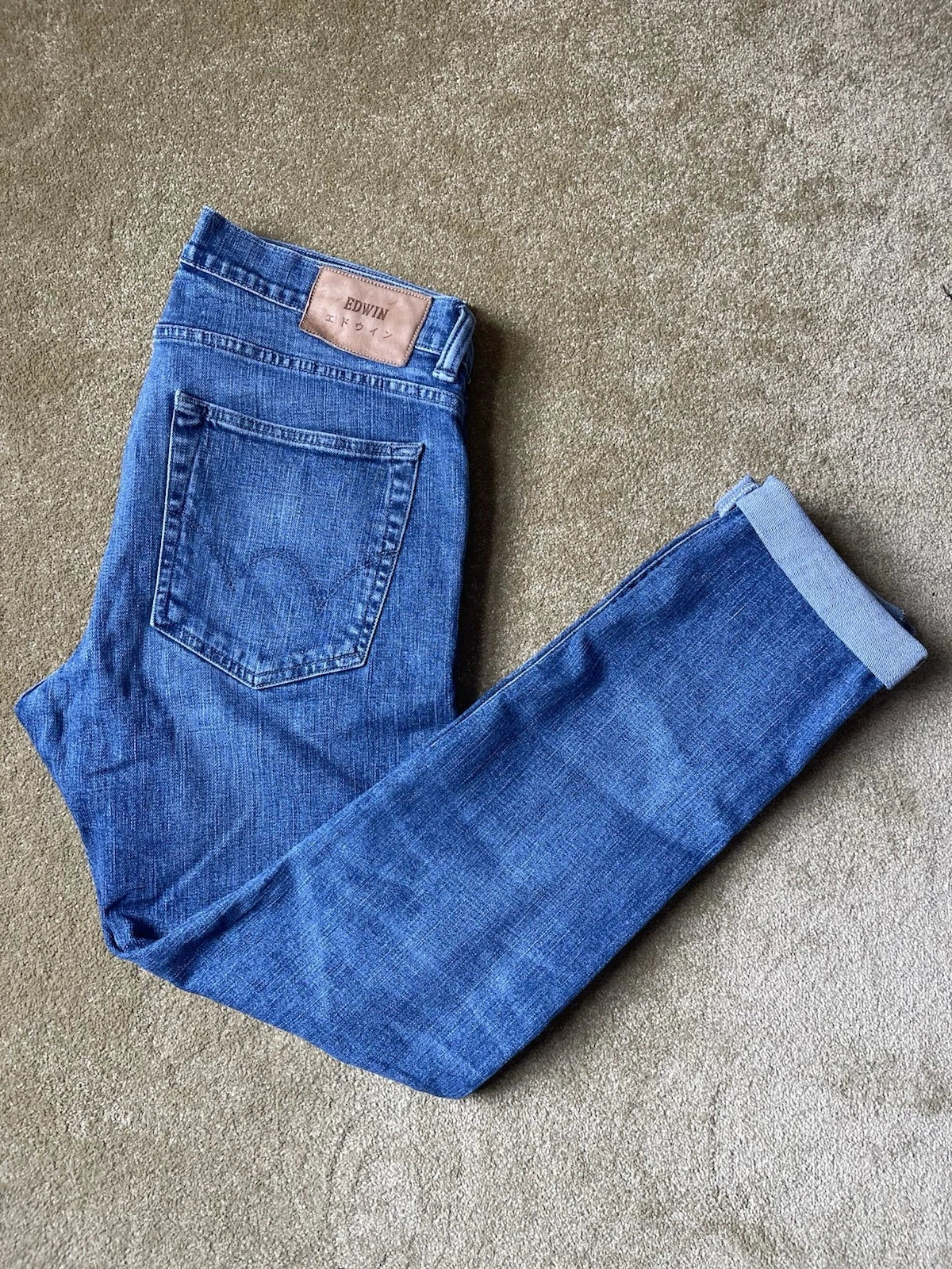 eBay 168527865721 photo 1: Men’s Edwin ED-85 Slim Tapered Japanese Denim Jeans Size W34/L32