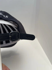 eBay 168535134981 photo 5: Supreme Distressed Script 6-Panel Cap In Black (FW 2025) One Size