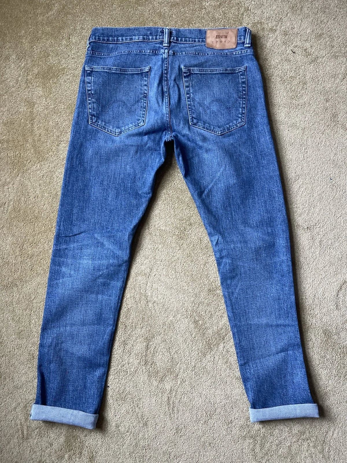 eBay 168527865721 photo 8: Men’s Edwin ED-85 Slim Tapered Japanese Denim Jeans Size W34/L32