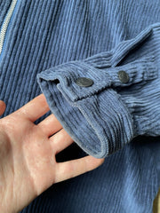 eBay 168238259560 photo 8: Men’s Brain Dead Cobblestone Cord Zip Shirt Jacket in Navy/Blue Size Large