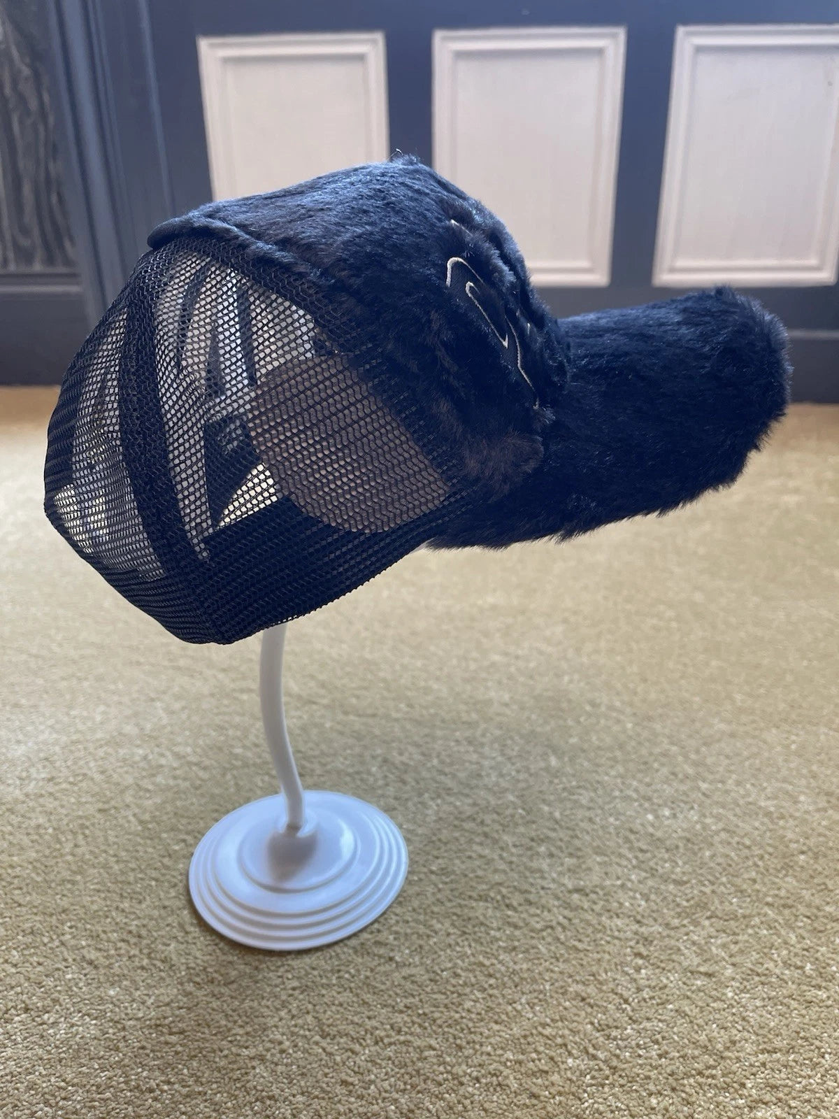 eBay 168357558201 photo 3: Palace Claw Furry Trucker Cap in Black (FW 2025)