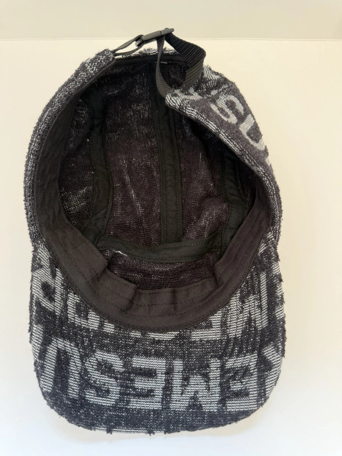 eBay 168569609214 photo 8: Supreme Terry Spellout Camp Cap In Black (SS 2022) One Size