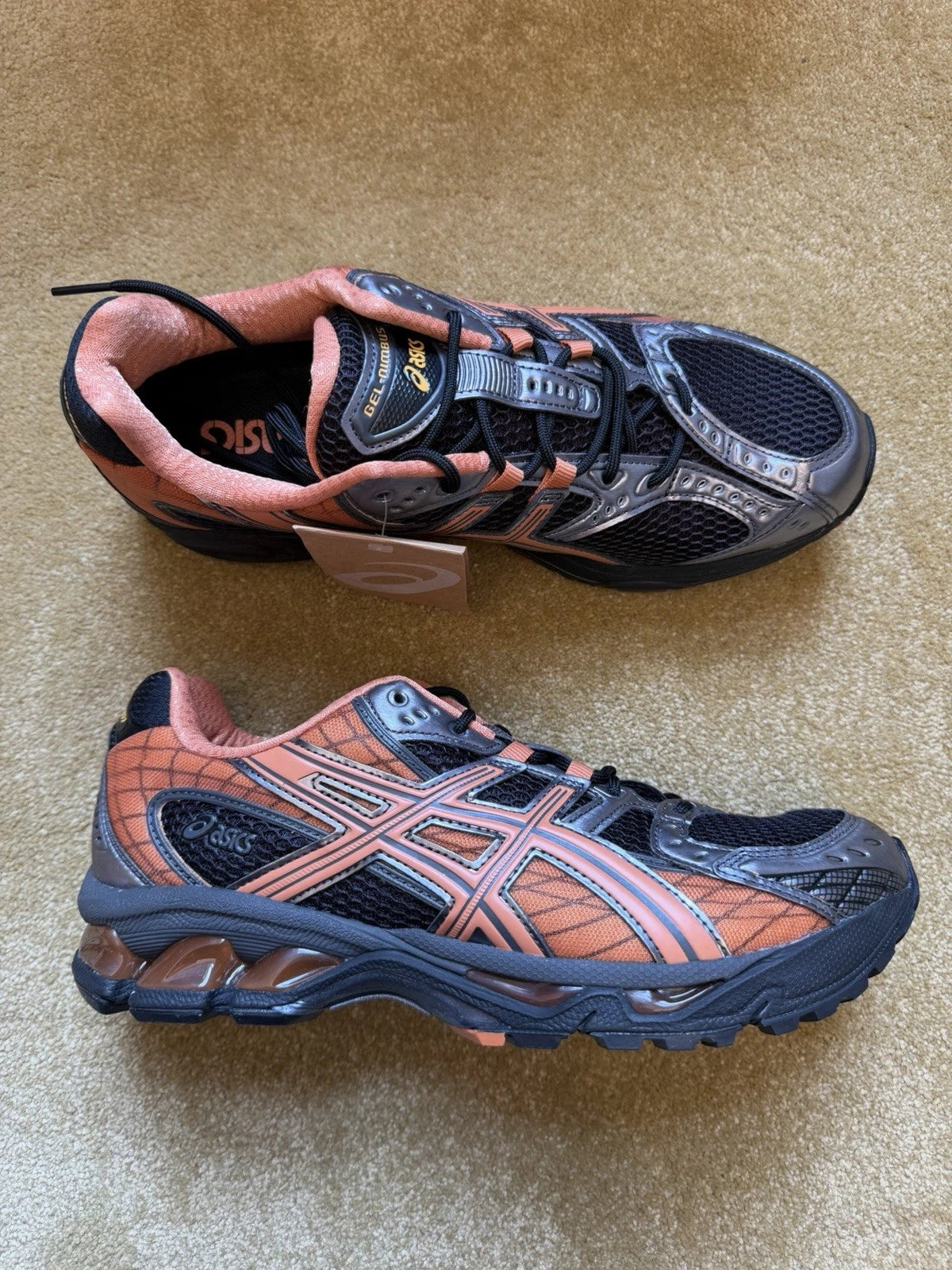 eBay 168552614604 photo 3: Men’s ASICS Gel-Nimbus 10.1 Trainers In Black/Rust Orange Size UK 8, BNIB