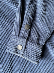 eBay 168238259560 photo 4: Men’s Brain Dead Cobblestone Cord Zip Shirt Jacket in Navy/Blue Size Large