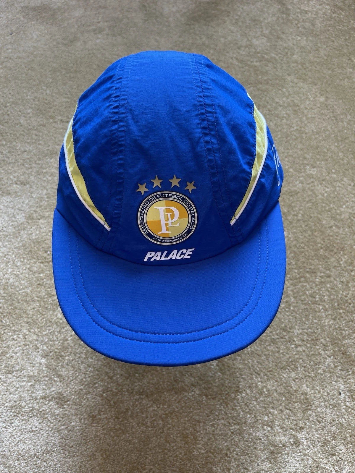 eBay 168421537392 photo 2: Men’s Palace Massimo Forza Shell Runner Cap In Ultra Blue (SS 2023)