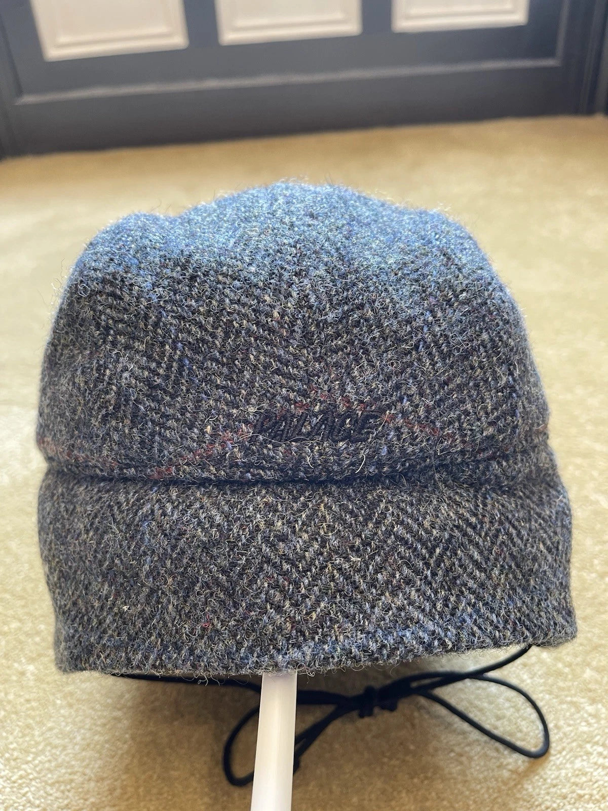eBay 168384231558 photo 10: Men’s Palace Harris Tweed Earflap 4 Panel Cap In Grey (FW 2020) Size S/M