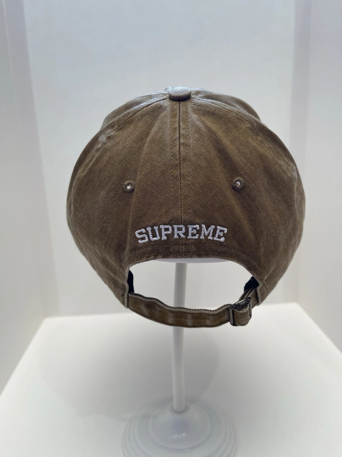 eBay 168540228034 photo 4: Supreme Pigment Coated S Logo 6-Panel Cap In Brown (SS 2026) One Size, Brand New