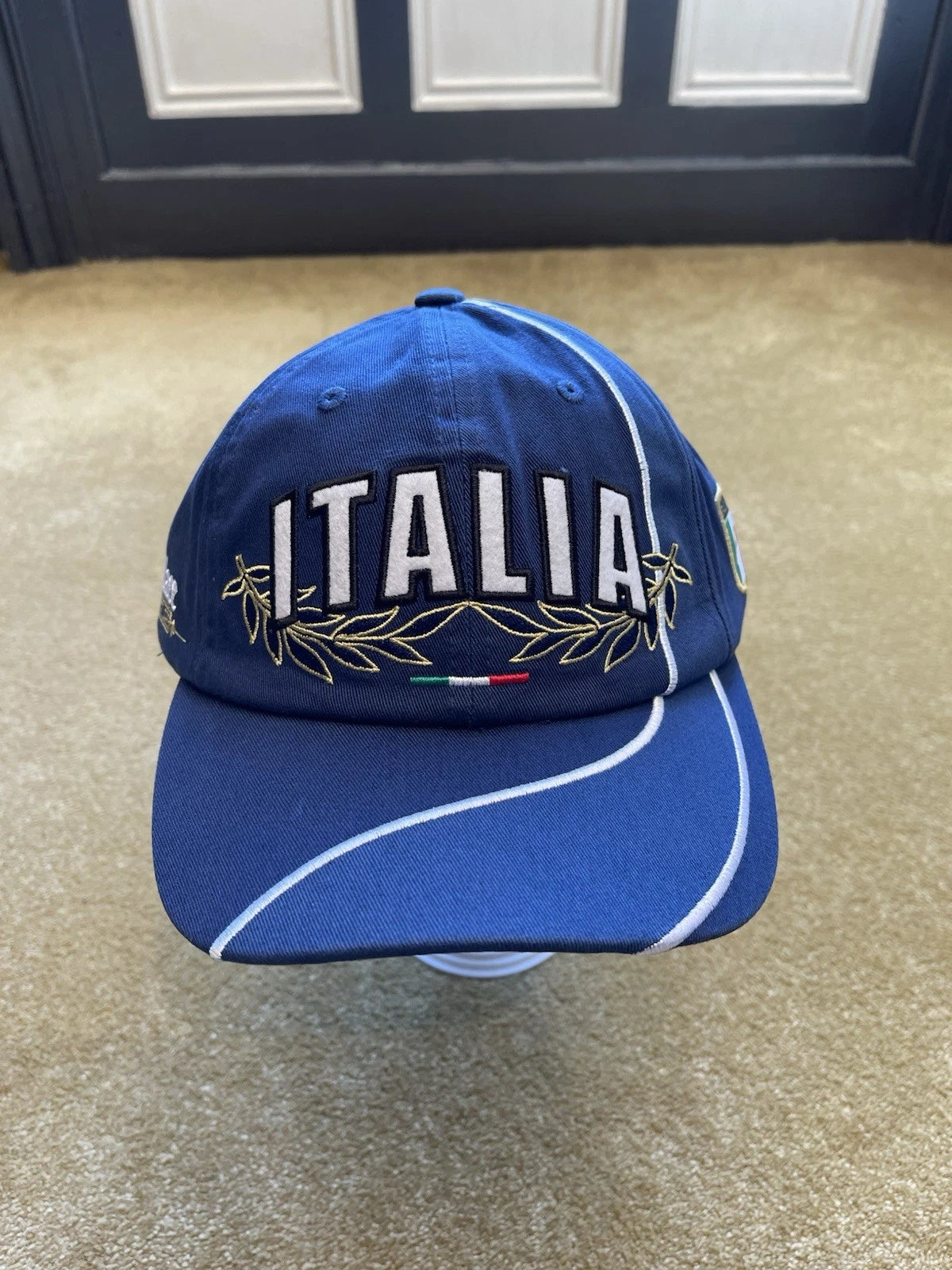 eBay 168205474992 photo 1: Men’s Palace Italia 6-Panel Cap in Navy (SS 2024), Brand New In Packaging