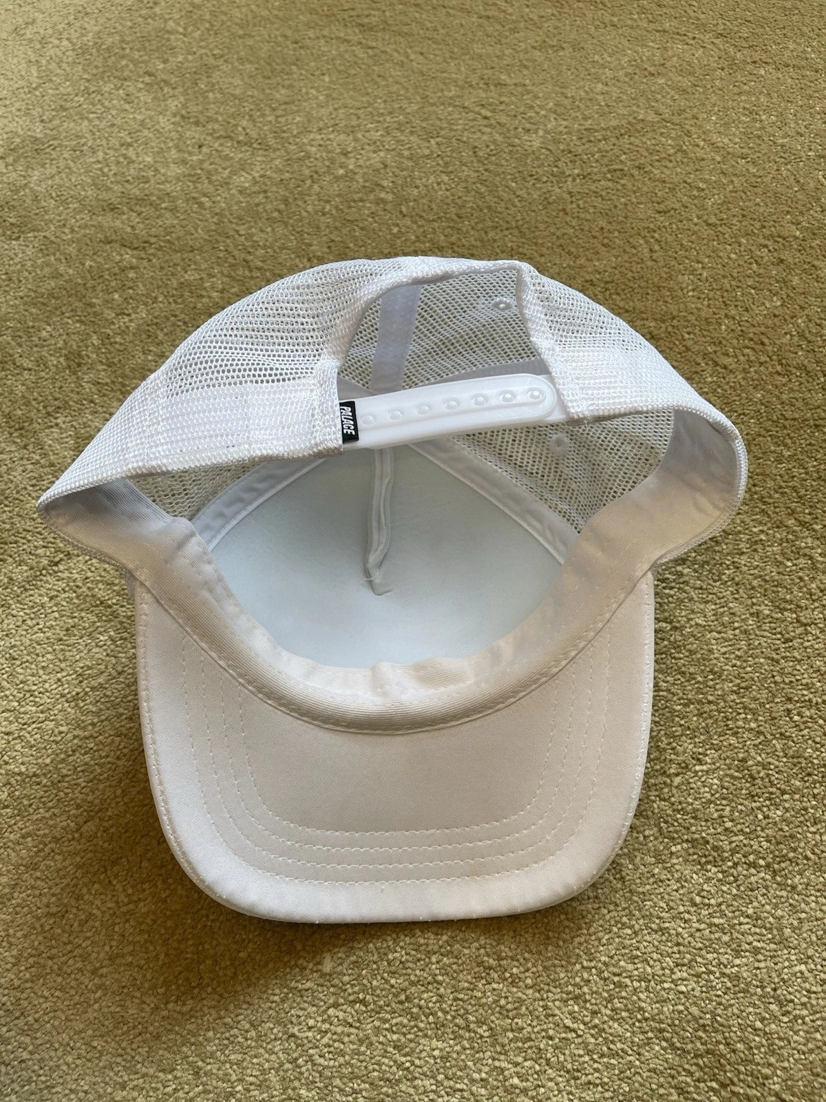 eBay 168357544084 photo 3: Palace Forever Trucker Cap In White (SS 2023)