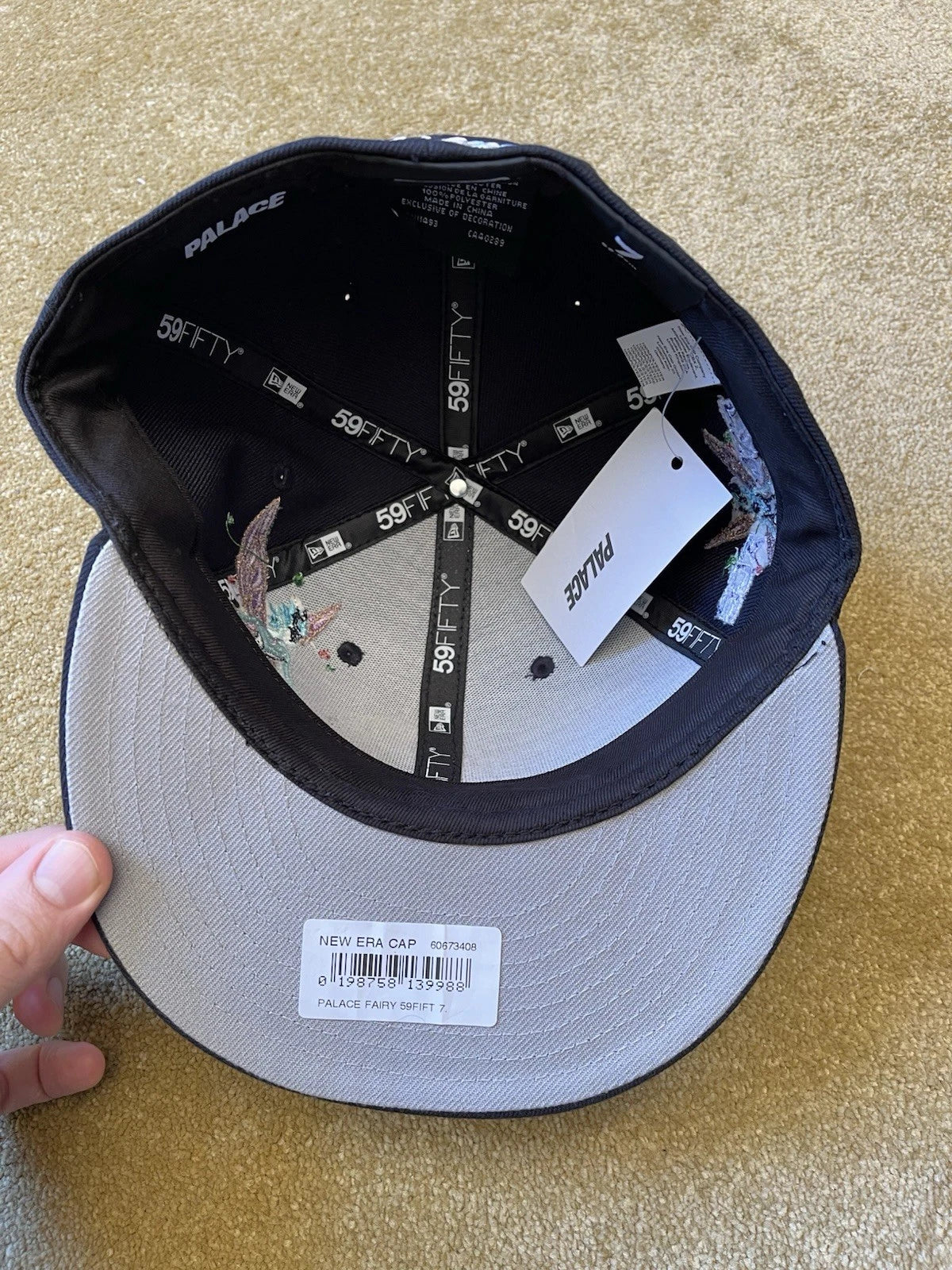 eBay 168059787915 photo 6: Men’s Palace Fairy P New Era 59Fifty Cap in Navy (SS25) Size 7, BNWT