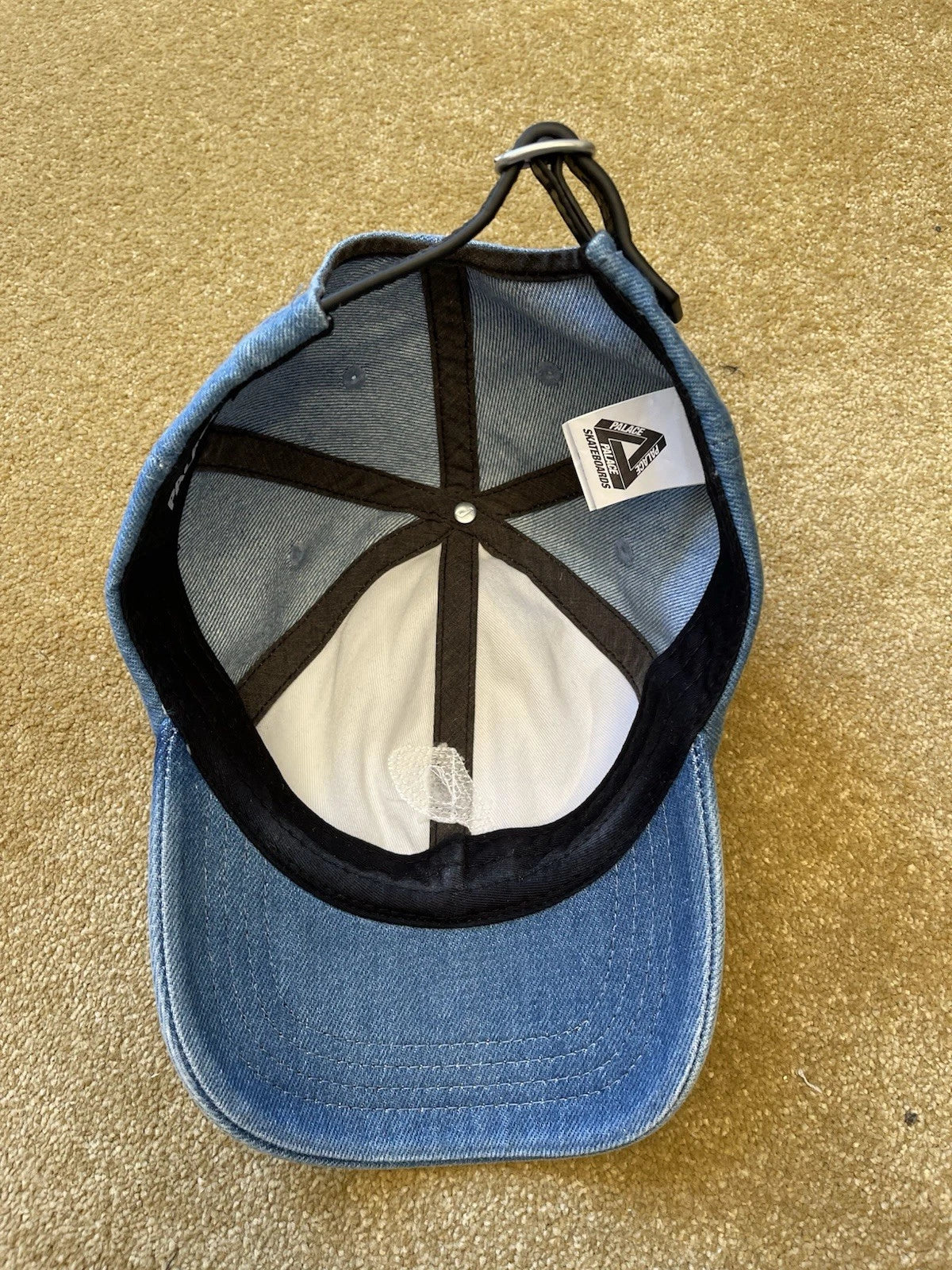 eBay 168549854382 photo 8: Men’s Palace Denim P 6-Panel Stone Wash Cap (FW 2025)