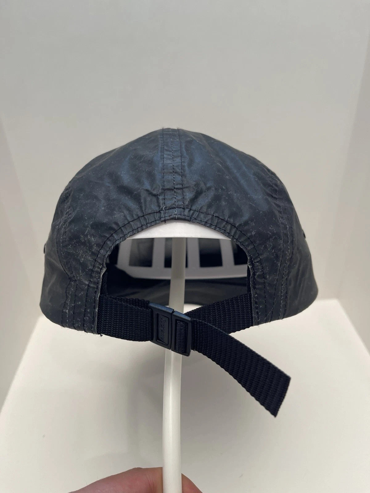 eBay 168520546744 photo 4: Supreme Reflective Speckled Camp Cap In Black (FW 2020) One Size