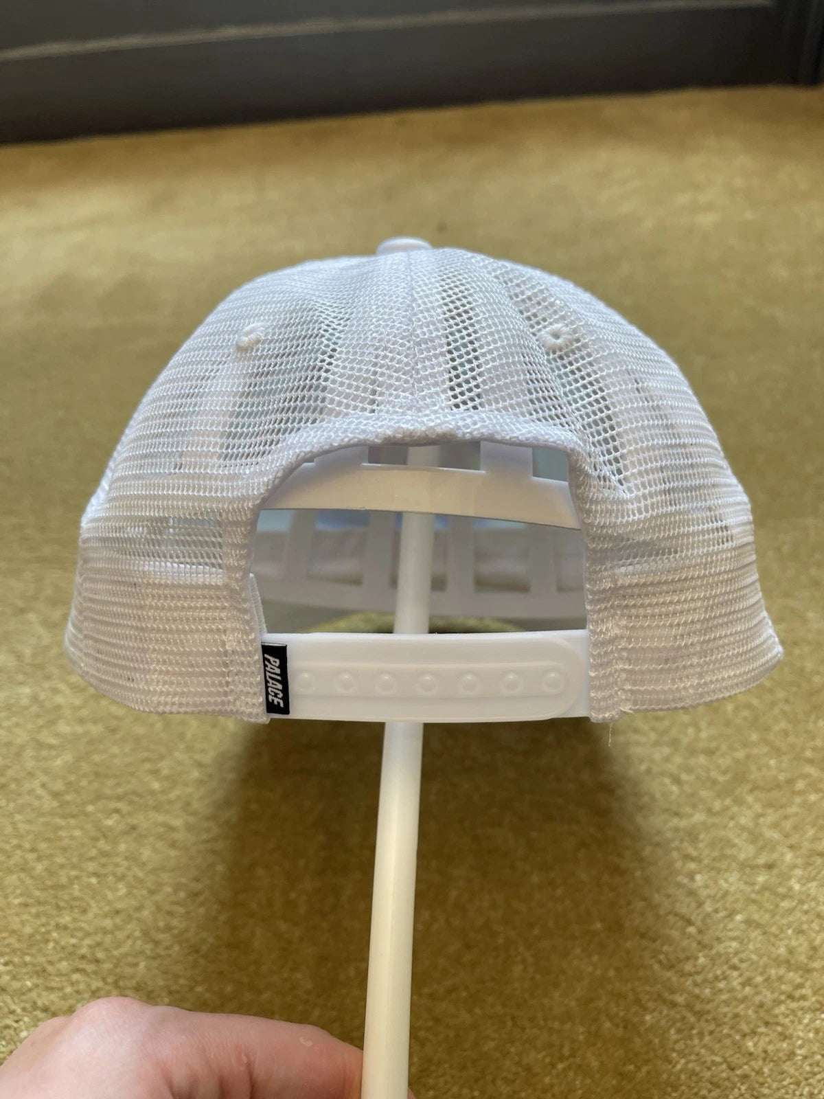 eBay 168357544084 photo 4: Palace Forever Trucker Cap In White (SS 2023)