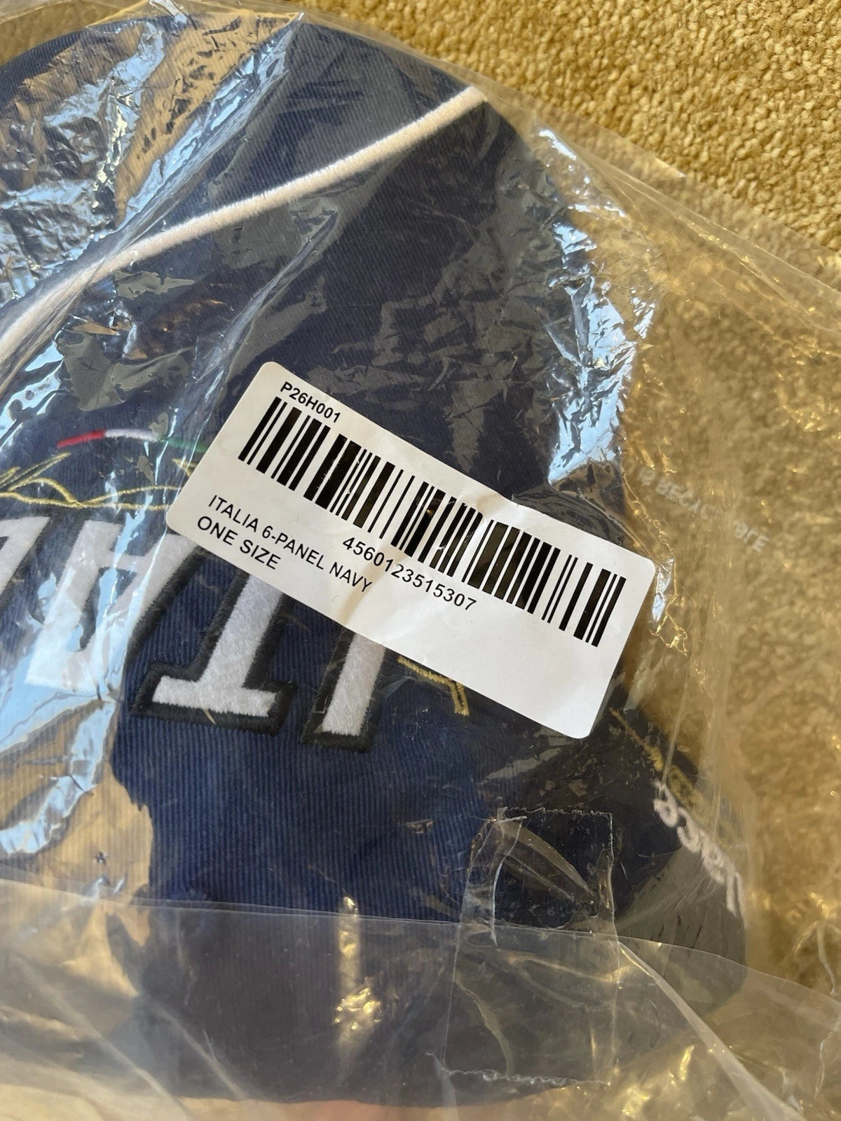 eBay 168205474992 photo 11: Men’s Palace Italia 6-Panel Cap in Navy (SS 2024), Brand New In Packaging