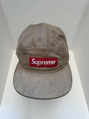 eBay 168552421888 photo 2: Supreme Python 5-Panel Snakeskin Camp Cap In Beige (FW 2016) One Size
