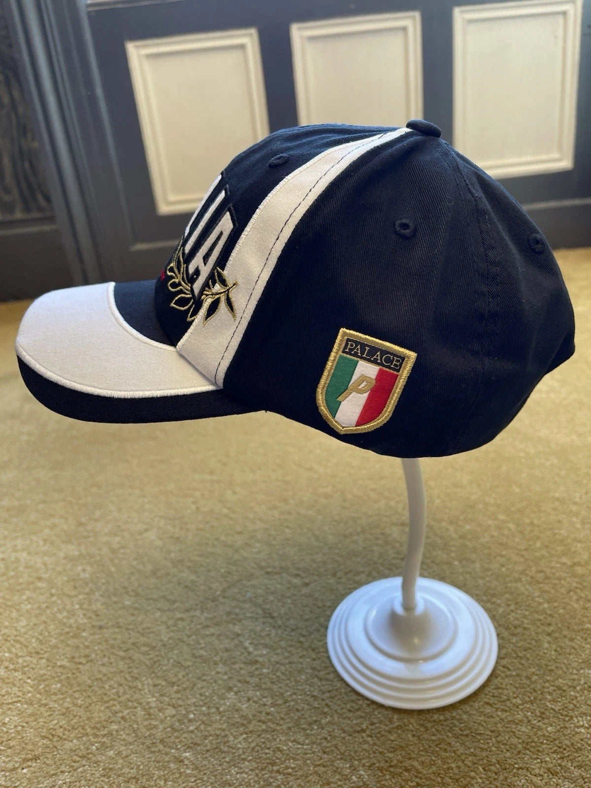 eBay 168205483836 photo 6: Men’s Palace Italia 6-Panel Cap In Black (SS 2024), Brand New In Packaging