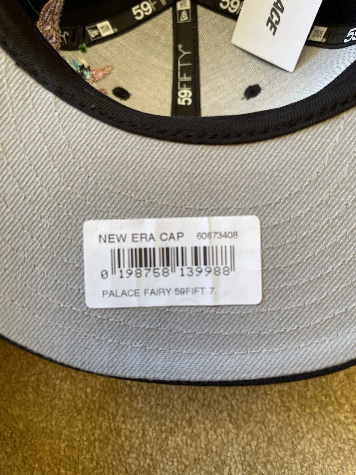 eBay 168059787915 photo 9: Men’s Palace Fairy P New Era 59Fifty Cap in Navy (SS25) Size 7, BNWT