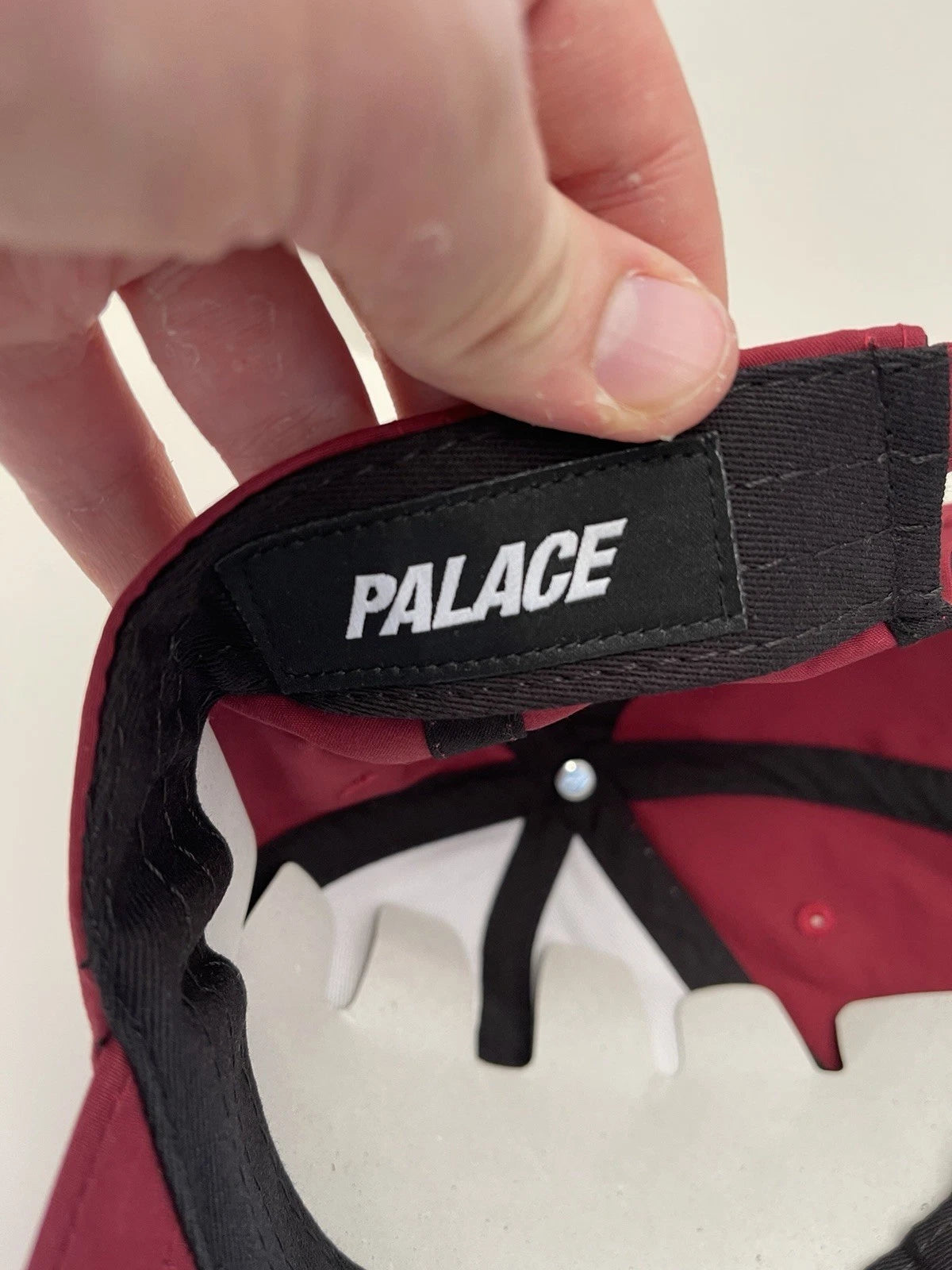 eBay 168547231200 photo 7: Palace London Ventile 6-Panel Cap In Burgundy (FW 2022) One Size, BNWT