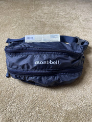 eBay 168527875596 photo 2: Men’s Montbell Pocketable Light Banana Pouch Waist Bag In Navy, BNWT