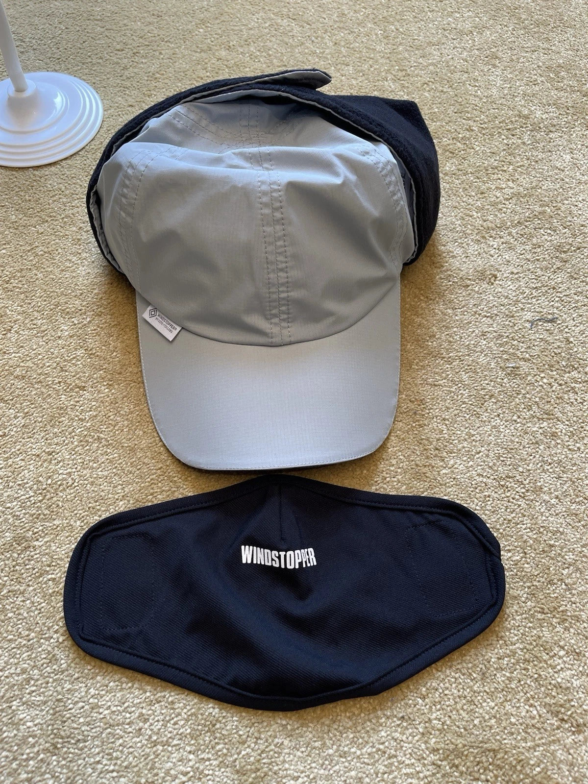 eBay 168200446886 photo 1: Palace Gore-Tex Infinium Windstopper Mask 6-Panel Cap in Grey (FW 2023) Size S/M