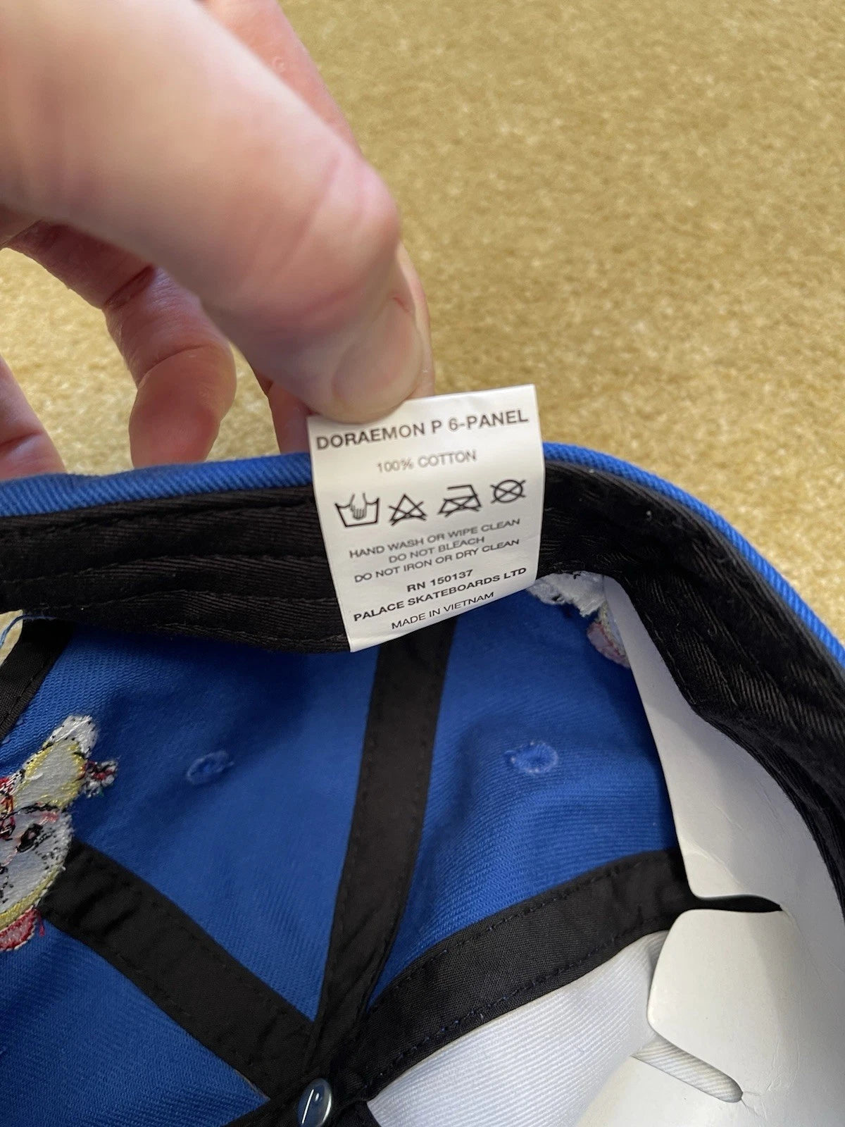 eBay 168122933766 photo 9: Palace Doraemon P 6-Panel Cap in Navy Blue (SS 2025)