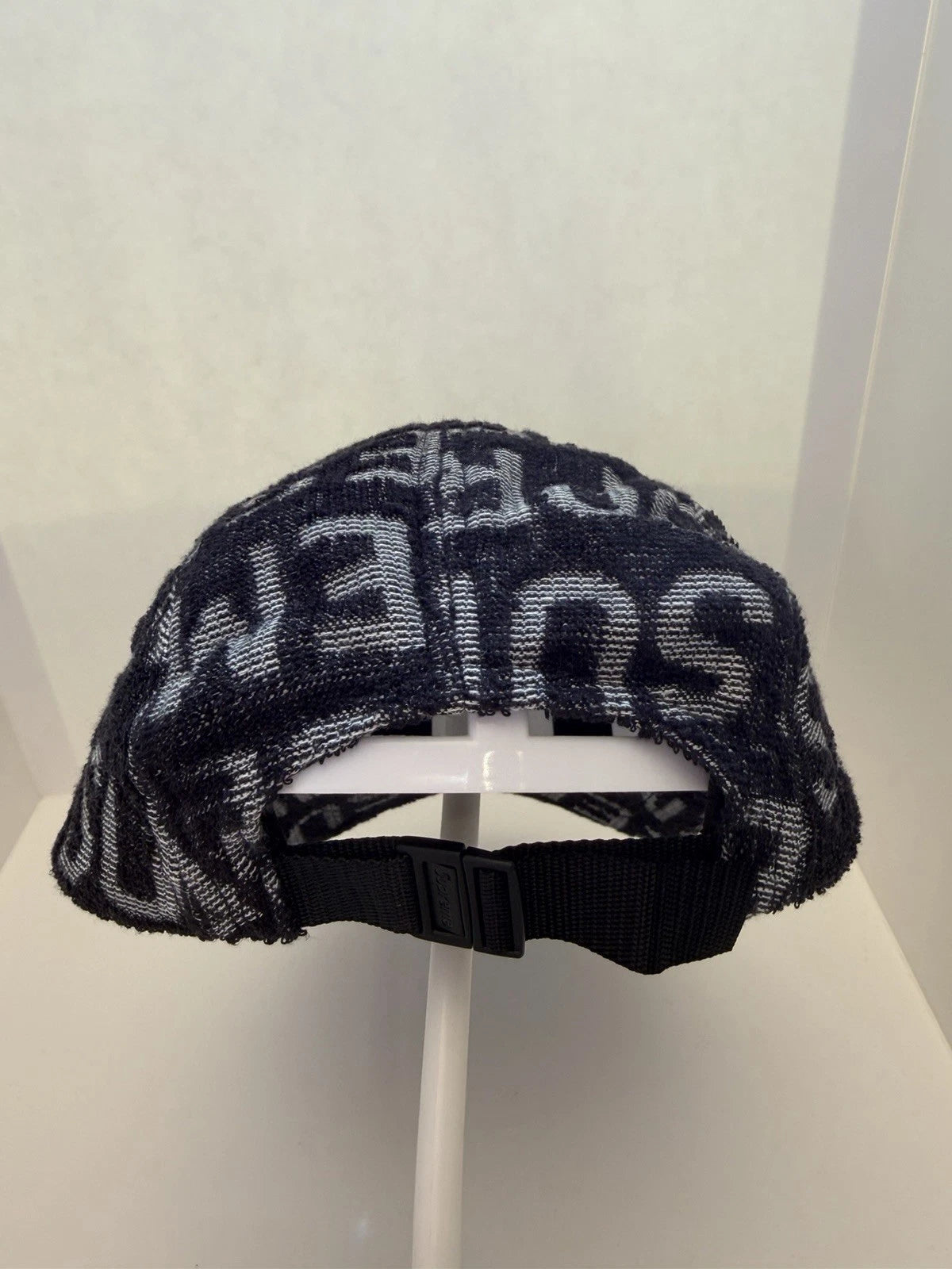 eBay 168569609214 photo 4: Supreme Terry Spellout Camp Cap In Black (SS 2022) One Size