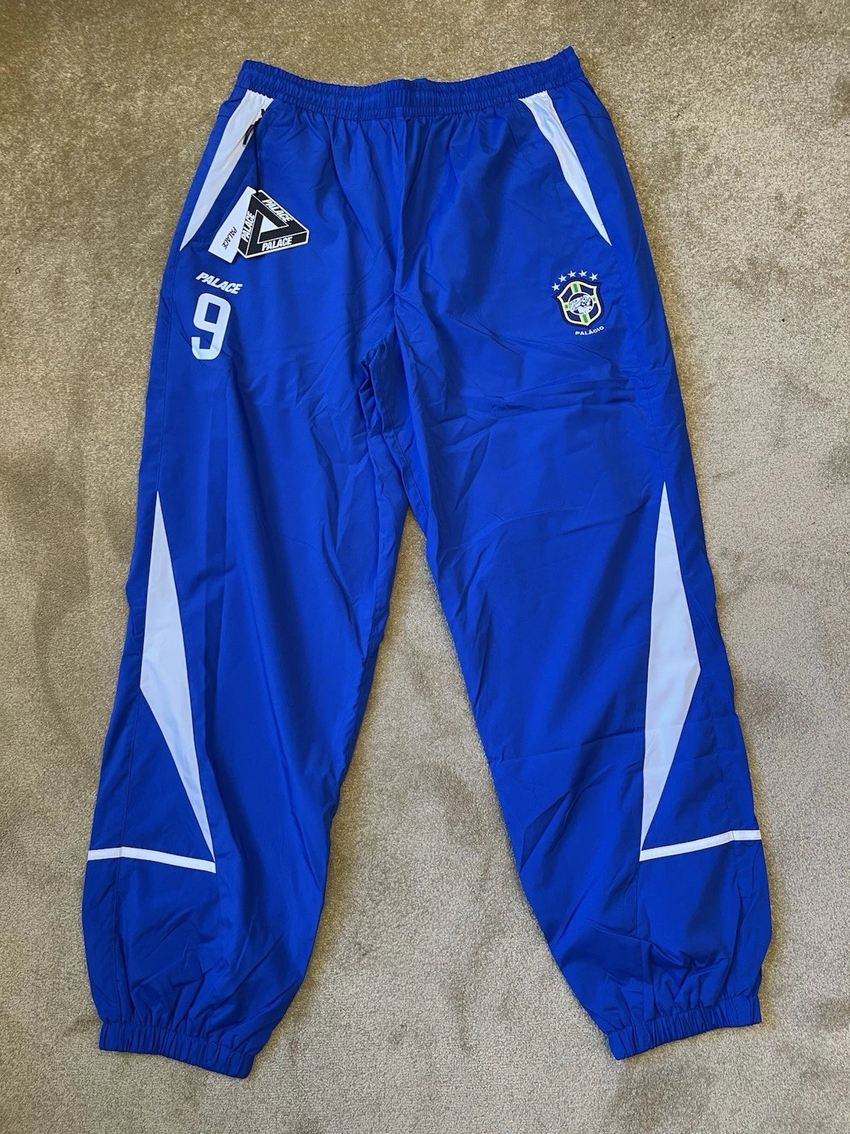 eBay 168379572028 photo 4: Men’s Palace Pro Team Shell Joggers in Blue Berry (FW 2024) Size XL, BNWT