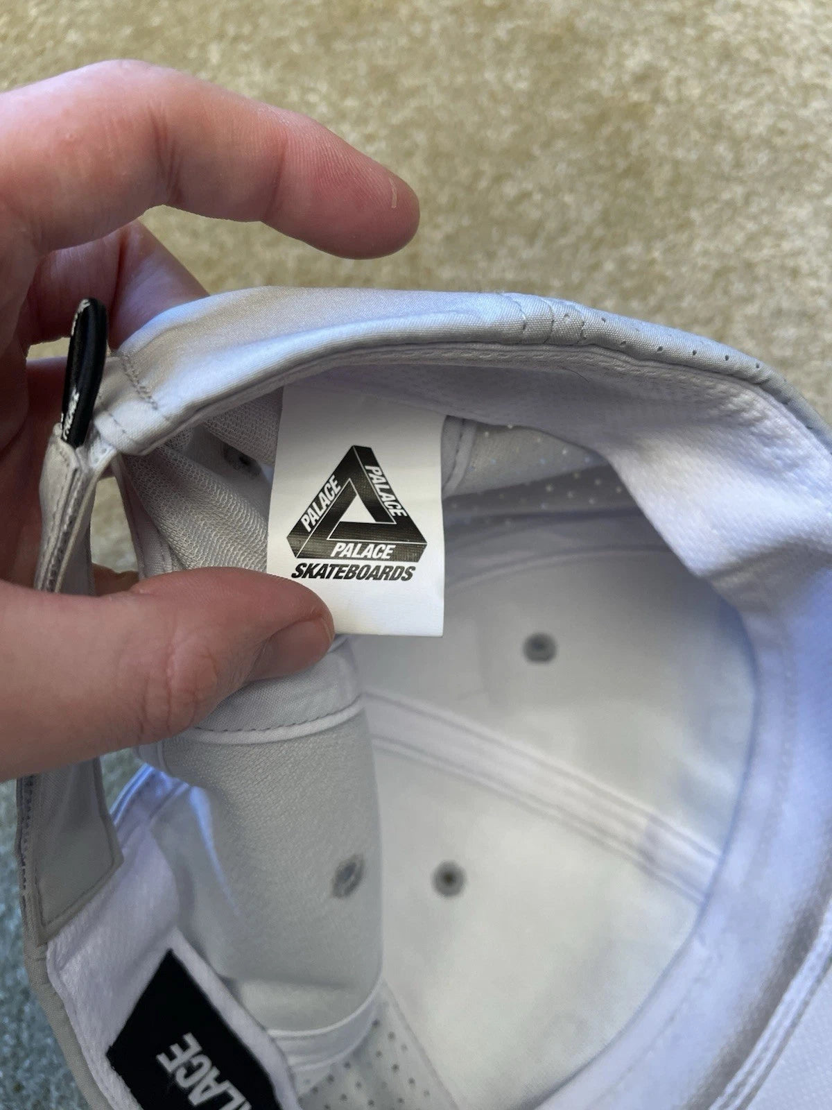 eBay 168084693361 photo 9: Men’s Palace ‘Pallas’ 6-Panel Cap in Grey (FW 2023)