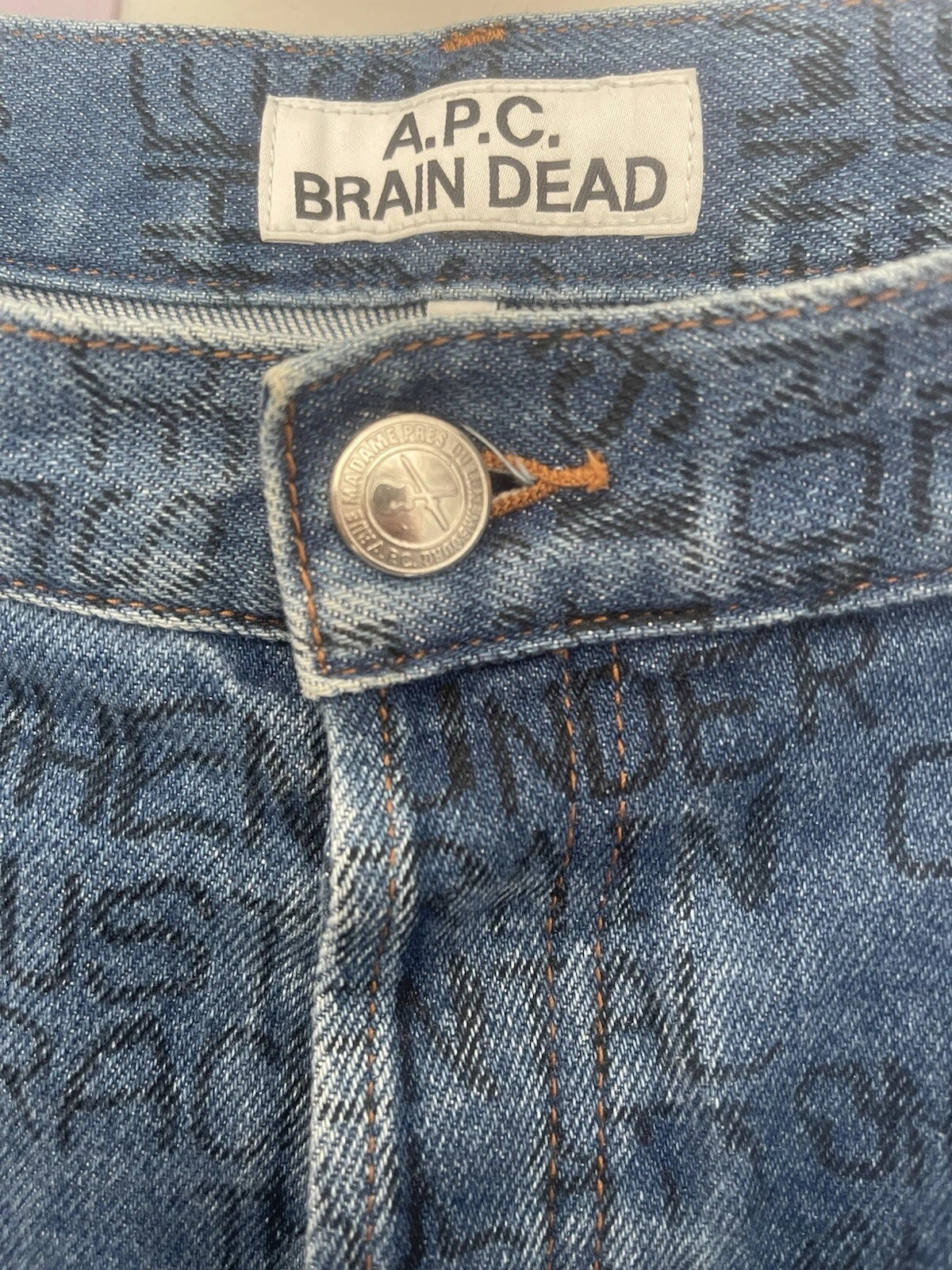eBay 167520209805 photo 3: A.P.C x Braindead Crypt Jeans