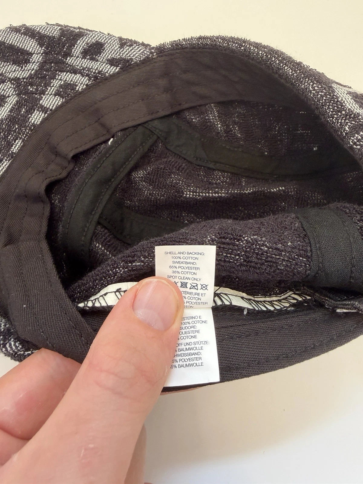 eBay 168569609214 photo 6: Supreme Terry Spellout Camp Cap In Black (SS 2022) One Size