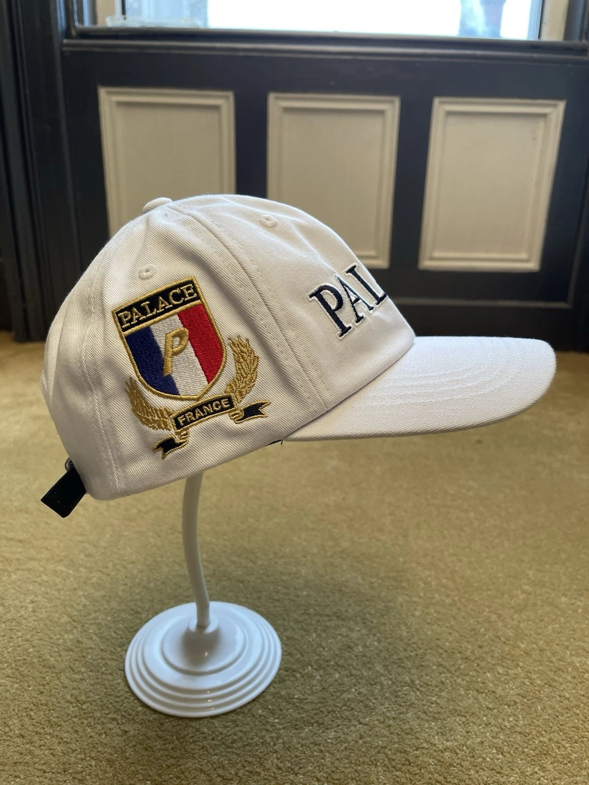 eBay 168192157176 photo 3: Men’s Palace Rugby 6-Panel Cap in White (SS 2025)