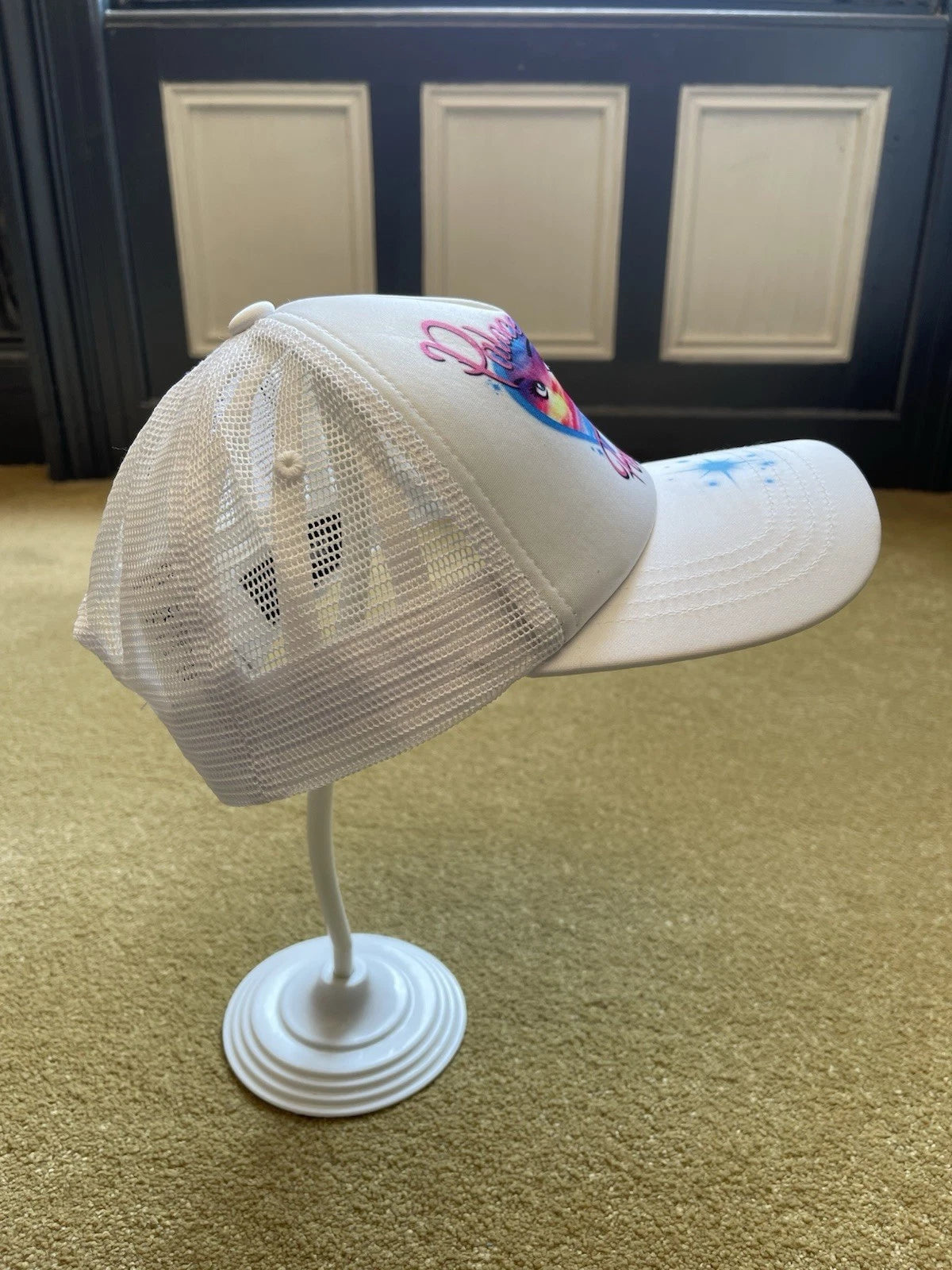 eBay 168357544084 photo 5: Palace Forever Trucker Cap In White (SS 2023)