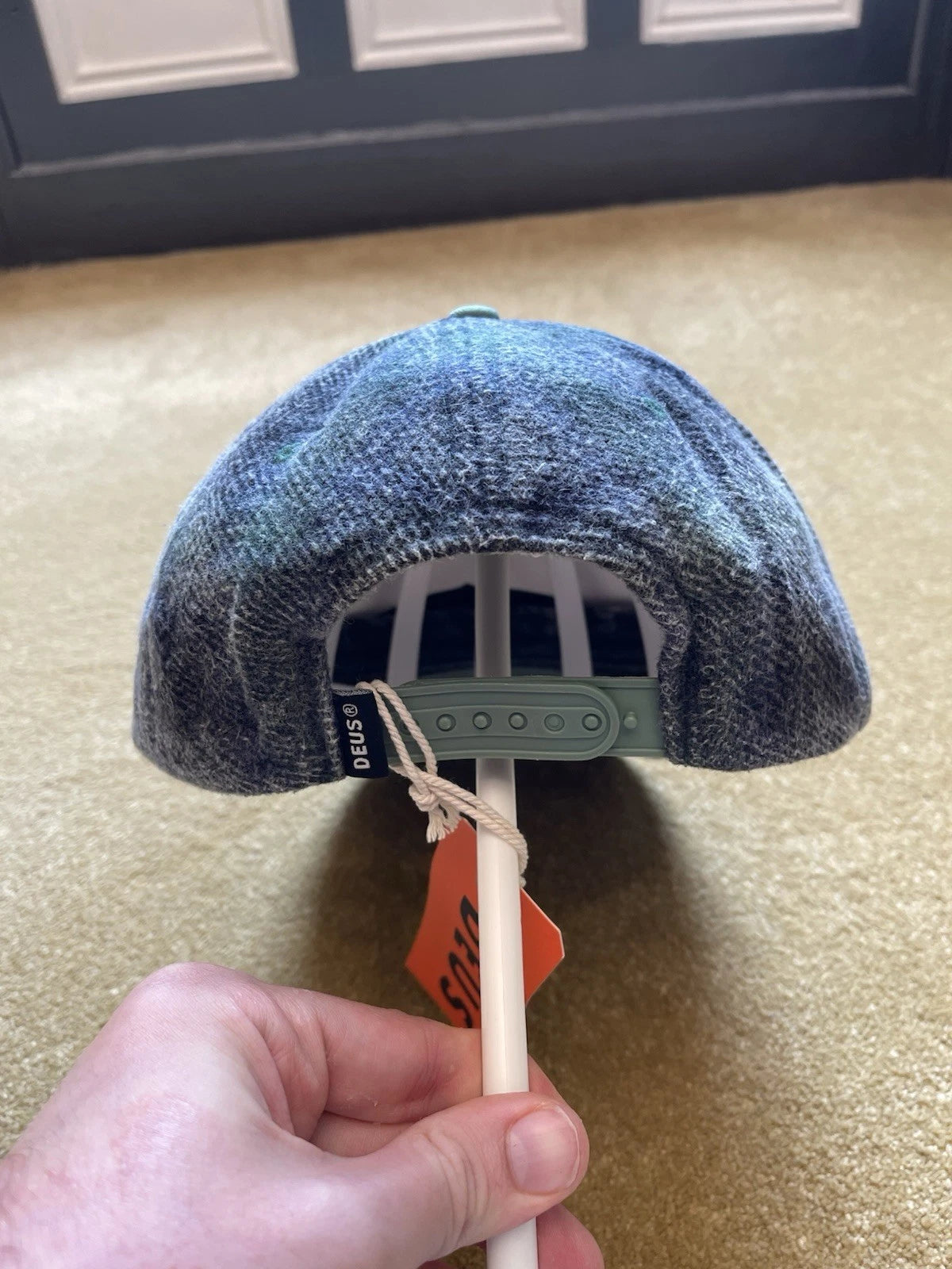 eBay 168441251212 photo 5: Deus Ex Machina Vacay Check Dad Cap in Green, One Size, BNWT