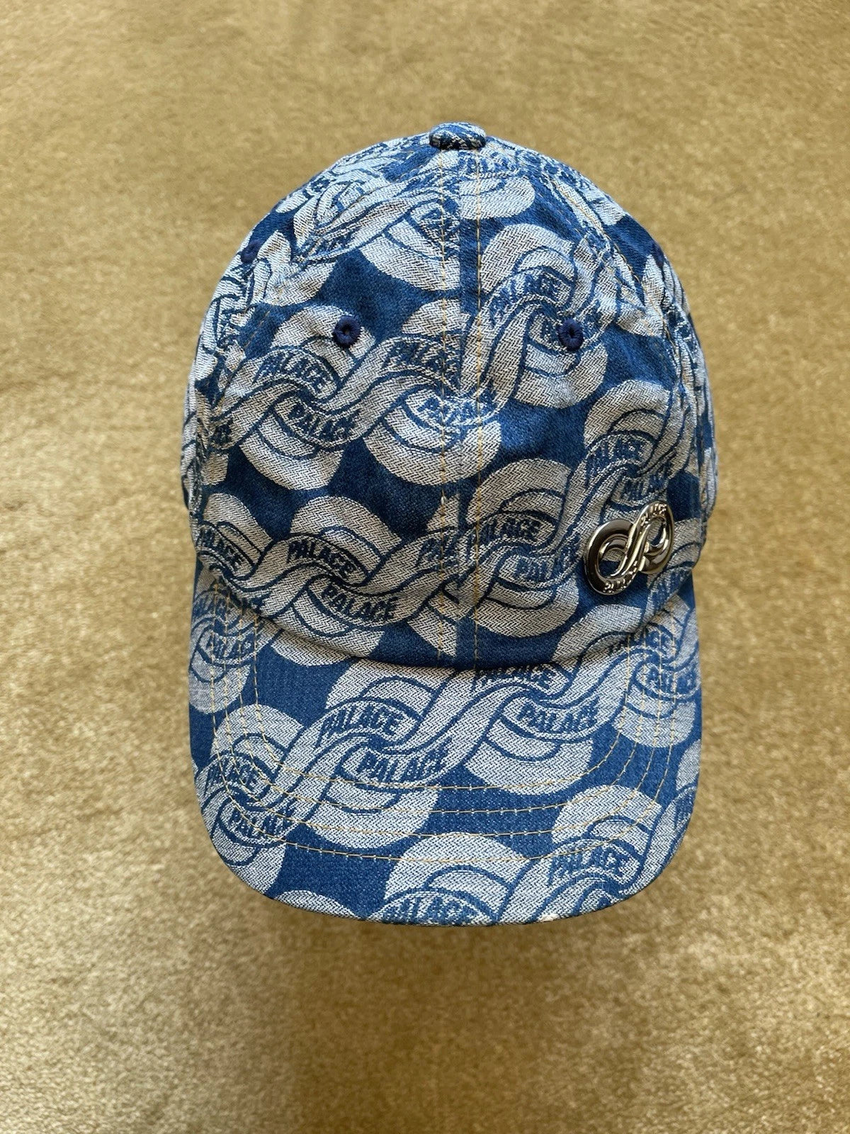 eBay 168438316989 photo 2: Palace Infinity Denim 6-Panel Cap In Stone Wash (SS 2021)