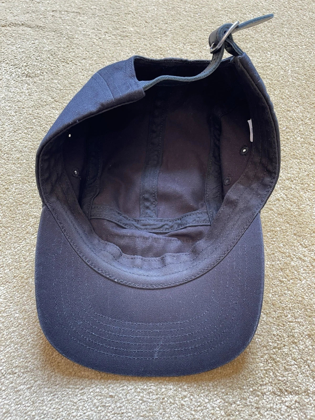 eBay 168433053590 photo 7: Supreme Washed Chino Twill Camp Cap In Black (SS 2024)