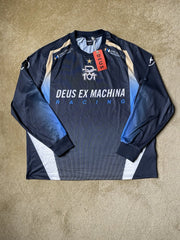 eBay 168449685079 photo 1: Deus Ex Machina Renegade Long Sleeve Moto Jersey In Black Size L, BNWT