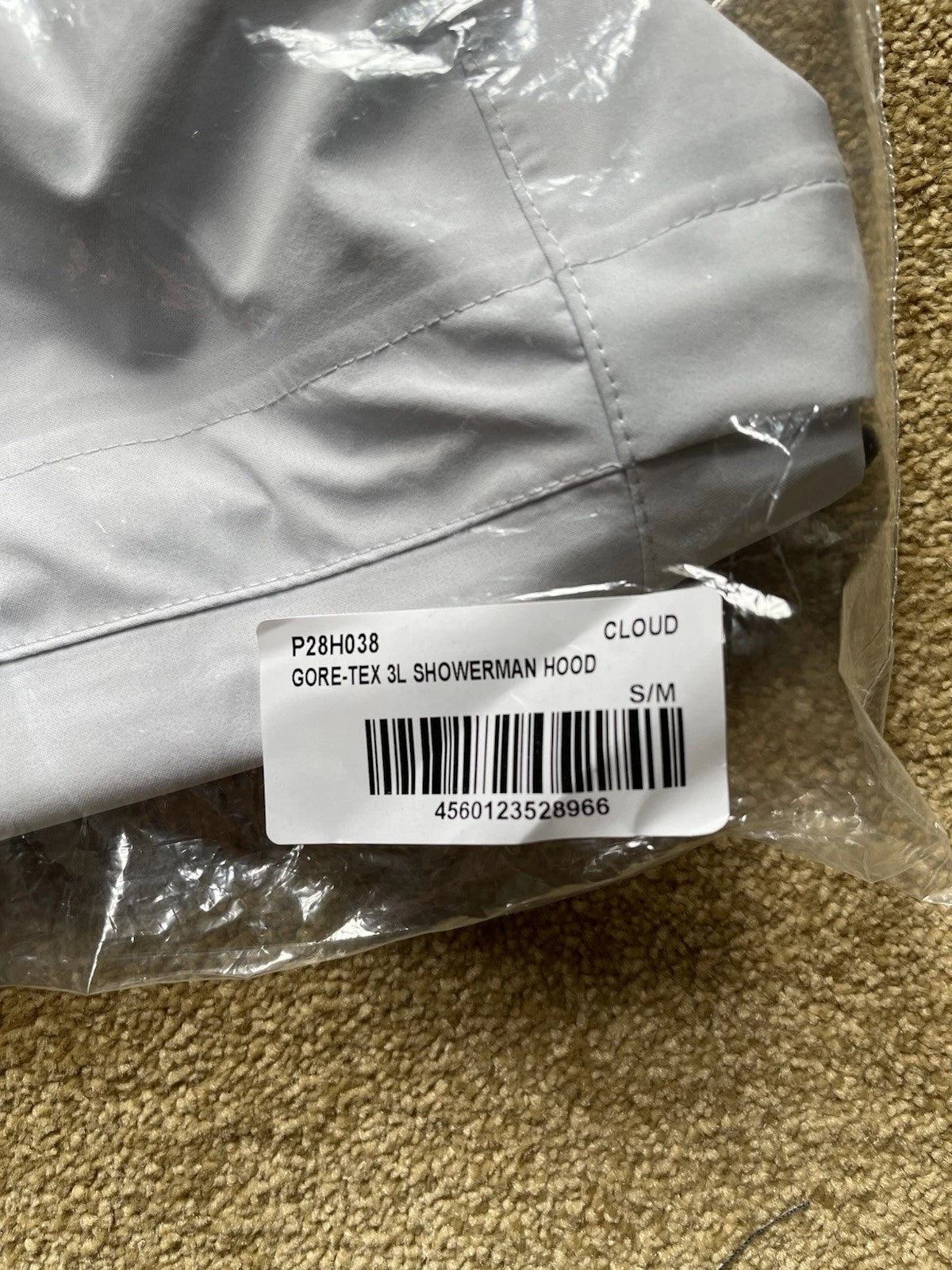 eBay 168223737400 photo 12: Palace Gore-Tex 3L Showerman Hood in Cloud (SS 2025) Size S/M, BNWT