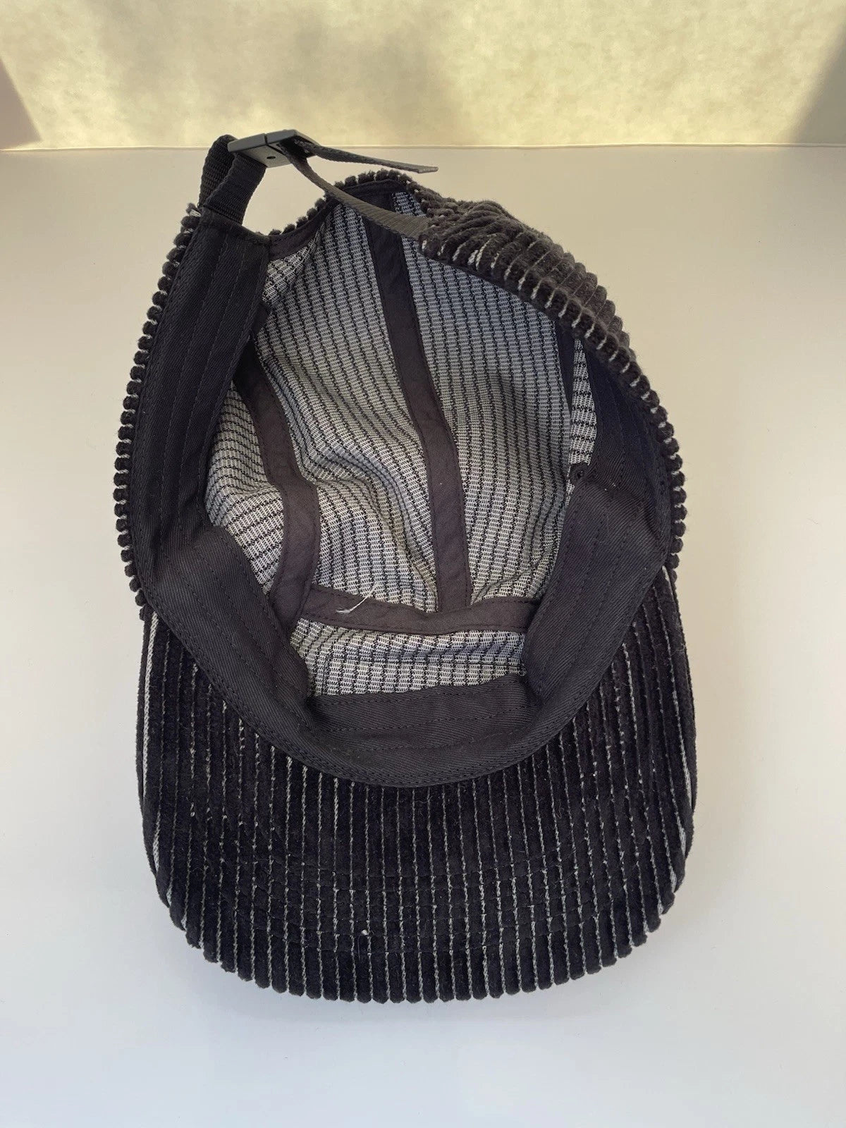 eBay 168443843574 photo 7: Supreme 2-Tone Corduroy Camp Cap In Black (SS 2023) One Size