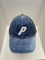 eBay 168475814824 photo 2: Palace Velvet P 6-Panel Cap In Blue/White (SS 2018) One Size