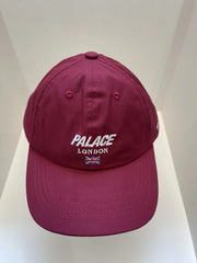 eBay 168547231200 photo 2: Palace London Ventile 6-Panel Cap In Burgundy (FW 2022) One Size, BNWT
