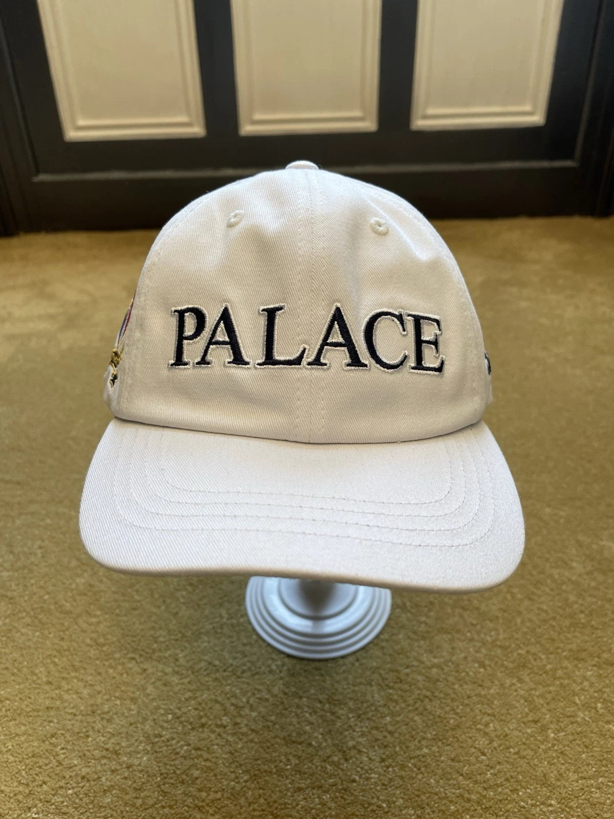 eBay 168192157176 photo 1: Men’s Palace Rugby 6-Panel Cap in White (SS 2025)