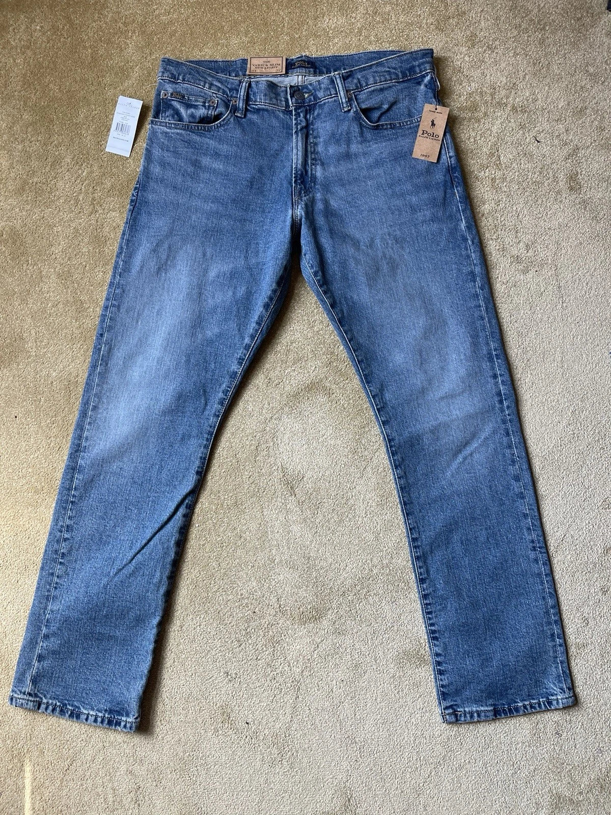 eBay 168542449577 photo 4: Men’s Polo Ralph Lauren Varick Slim Straight Jeans Size W34/L32, BNWT