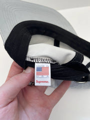 eBay 168453037612 photo 10: Men’s Supreme Washed Chino Twill Camp Cap In Silver (SS 2025) One Size